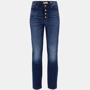 GUESS Gold Button Fly Skinny High Rise Jeans Size 28